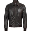 image:imageDecrum Real Lambskin Leather Bomber Jacket Men Classic Casual OuterwearVintage Brown