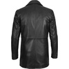 image:imageDecrum Real Lambskin Leather Car Coat Mid Length Long Jackets For MenBlack