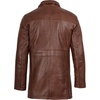 image:imageDecrum Real Lambskin Leather Coat Mid Length Long Jackets For MenBrown
