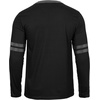 image:imageDecrum Ringer Shirts Men  Crew Neck Stripe Long Sleeves Tee ShirtsBlack  2 Stripes Long Sleeve