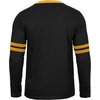 image:imageDecrum Ringer Shirts Men  Crew Neck Stripe Long Sleeves Tee ShirtsBlack  Yellow 2 Stripes Long Sleeve