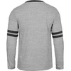 image:imageDecrum Ringer Shirts Men  Crew Neck Stripe Long Sleeves Tee ShirtsHeather Gray  2 Stripes Long Sleeve