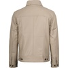image:imageDecrum Trucker Leather Jacket Men  Vintage Style Real Lambskin Leather Jackets for Men with Button ClosureBeige