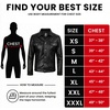 image:imageDecrum Trucker Leather Jacket Men  Vintage Style Real Lambskin Leather Jackets for Men with Button ClosureBlack