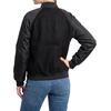 image:imageDecrum Womens Black Raglan Sleeve Casual Bomber JacketBlack