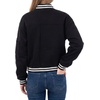 image:imageDecrum Womens Cropped Drop Shoulder Zipper Bomber JacketBlack