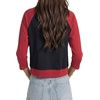 image:imageDecrum Womens Cropped Raglan Sleeve Crew Neck T ShirtsBlack and Red  Womens Cropped Raglan 34 Sleeve