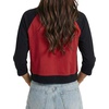 image:imageDecrum Womens Cropped Raglan Sleeve Crew Neck T ShirtsRed and Black  Womens Cropped Raglan 34 Sleeve