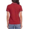 image:imageDecrum Womens Polo Shirts Short Sleeve Casual Office Fashion Collared TeesRed  Womens Dual Color Tipping Polo Short Sleeve