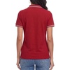 image:imageDecrum Womens Polo Shirts Short Sleeve Casual Office Fashion Collared TeesRed  Womens Single Color Tipping Polo Short Sleeve