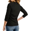 image:imageDecrum Womens Raglan Shirt  34 Length Sleeve V Neck Baseball Tops amp TeesBlack