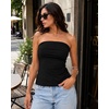 image:imageDecrum Womens Strapless Off Shoulder Tube TopsBlack