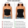 image:imageDecrum Womens Strapless Off Shoulder Tube TopsBlack