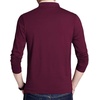 image:imageLong Sleeve Henley Shirts for Men  Full Sleeves Mandarin Collar ShirtMaroon