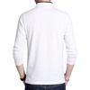 image:imageLong Sleeve Henley Shirts for Men  Full Sleeves Mandarin Collar ShirtWhite