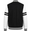 image:imageMen Varsity Jackets  Letterman Bomber Style Baseball Jackets For MensBlack White 2 Stripe