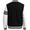 image:imageMen Varsity Jackets  Letterman Bomber Style Baseball Jackets For MensBlack White 4 Stripe