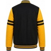 image:imageMen Varsity Jackets  Letterman Bomber Style Baseball Jackets For MensBlack Yellow 2 Stripe