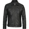 image:imageMens Leather Jacket  Real Lambskin Vintage Style Leather Jackets For MenBlack