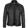 image:imageMens Leather Jacket  Real Lambskin Vintage Style Leather Jackets For MenBlack