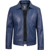 image:imageMens Leather Jacket  Real Lambskin Vintage Style Leather Jackets For MenBlue