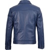 image:imageMens Leather Jacket  Real Lambskin Vintage Style Leather Jackets For MenBlue
