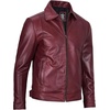 image:imageMens Leather Jacket  Real Lambskin Vintage Style Leather Jackets For MenBurgundy