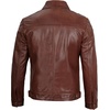 image:imageMens Leather Jacket  Real Lambskin Vintage Style Leather Jackets For MenCognac Wax