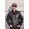 image:imageMens Leather Jacket  Real Lambskin Vintage Style Leather Jackets For MenDark Brown Ruboff