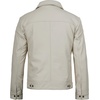 image:imageMens Leather Jacket  Real Lambskin Vintage Style Leather Jackets For MenOffwhite