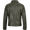 image:imageMens Leather Jacket  Real Lambskin Vintage Style Leather Jackets For MenOlive Green