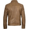 image:imageMens Leather Jacket  Real Lambskin Vintage Style Leather Jackets For MenYellow Wax