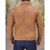 image:imageMens Leather Jacket  Real Lambskin Vintage Style Leather Jackets For MenYellow Wax