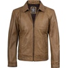 image:imageMens Leather Jacket  Real Lambskin Vintage Style Leather Jackets For MenYellow Wax