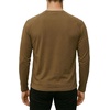 image:imageMens Long Sleeve Tee Shirts  Casual Tipping Crew Neck Raglan TShirtsBrown  Mens Black Piping Raglan Shirt
