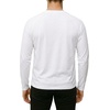 image:imageMens Long Sleeve Tee Shirts  Casual Tipping Crew Neck Raglan TShirtsWhite  Mens Black Piping Raglan Shirt