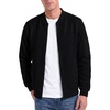 image:imageDecrum Bomber Jacket Men  Fashion Solid Color Casual Jackets for MenBlack  Mens Dale Jacquard Bomber Jacket