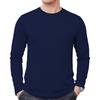 Mens Navy - Long Sleeves Shirt