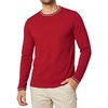 image:imageDecrum Mens Rib Tipping Long Sleeve Crew Neck T ShirtsRed