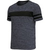 image:imageDecrum Mens Short Sleeve Crew Neck Striped T ShirtsCharcoal Grey  3 Striped Short Sleeve