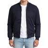 image:imageDecrum Mens Solid Color Lightweight Fleece Bomber JacketNavy Blue