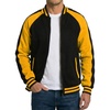 image:imageDecrum Raglan Varsity Jacket Men  High School Bomber Mens Baseball JacketsBlack Yellow