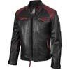 Black and Maroon