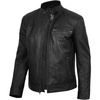 image:imageDecrum Real Lambskin Cafe Racer Men Leather Jacket Casual Fashion OuterwearBlack
