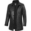 image:imageDecrum Real Lambskin Leather Coat Mid Length Long Jackets For MenBlack