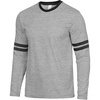Heather Gray - 2 Stripes Long Sleeve