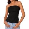 image:imageDecrum Womens Strapless Off Shoulder Tube TopsBlack