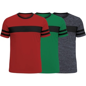 image:imageDecrum Mens Short Sleeve Crew Neck Striped T ShirtsSet 71  Pack of 3 Mens 3 Striped Short Sleeve