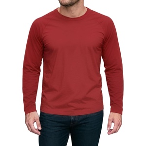 image:imageDecrum Raglan Shirt Men  Crew Neck Baseball Long Sleeve Tee ShirtsRed