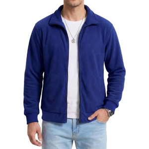 image:imageFleece Jacket Men  Soft Casual Fashion Outerwear Mens Bomber JacketsRoyal Blue